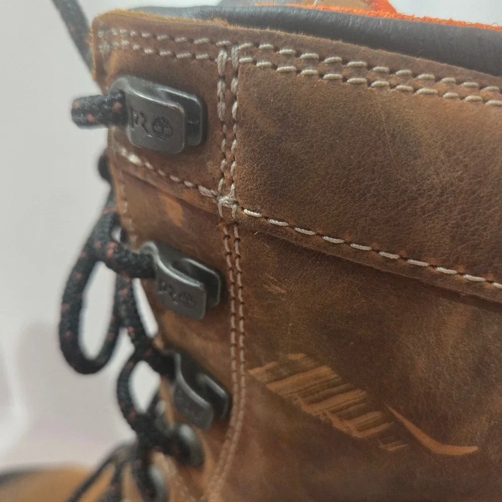 Timberland PRO Boondock 8 Inch Composite Toe Waterproof Work Boots Brown Mens 8M - Picture 6 of 12